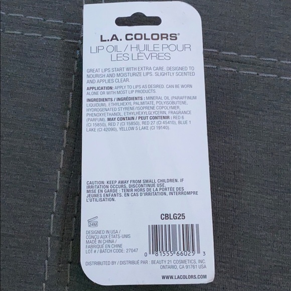 ❌ SOLD❌💋🍓🍇 L.A. Colors Lip Oil Set 🍇🍓💋 - Picture 5 of 5